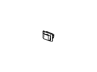 GM 3547382 Rocker Molding Retainer, Black, Center 3547382 GM Rocker Molding Retainer, Black, Center Illustration 1 of 1