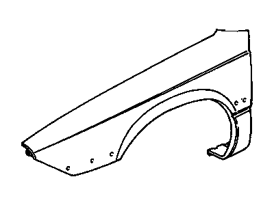 Buick 12523707 Fender