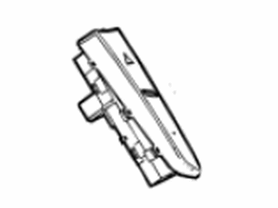 Cadillac 84235870 SWITCH,HAZARD WARNING(LH)(BLACK CARBON MOUNT)(WILL MNT TO THE LH SIDE OF THE CENTER STACK)(LABELED 84235870)