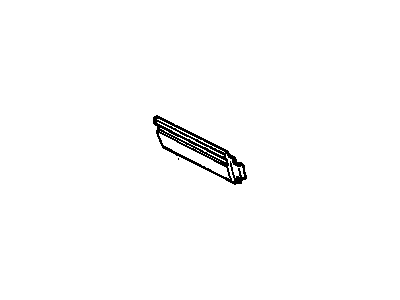 Cadillac 20415612 Front Molding