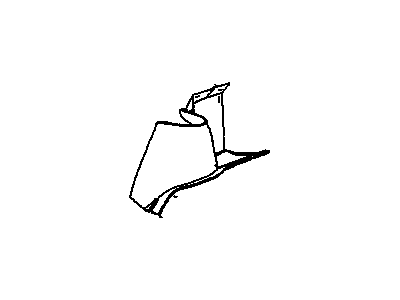 21038621 GM Trunk Side Trim, Rear Driver Side Illustration 1 of 1