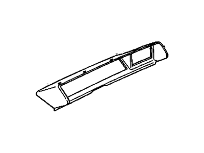 Oldsmobile 10225061 Cluster Panel Trim Plate