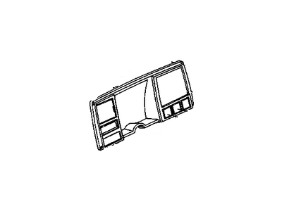 GMC 15605973 Cluster Bezel