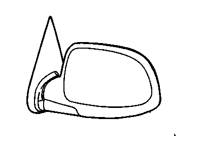 Chevy 25820747 MIRROR,OUTSIDE REAR VIEW(INCLUDES 2,5)(MUST CHANGE TOGETHER WITH P/N 25820748)(BUILT 05/29/07 & AFTER)(FOR 1ST DESIGN SEE 25876714)