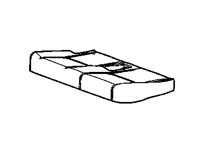 GMC 25931392 COVER,REAR SEAT CUSHION(TITANIUM)