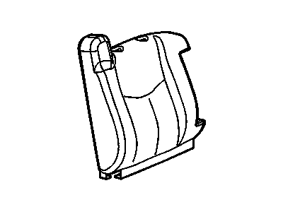 GMC 88936838 COVER,DRIVER SEAT BACK(GRAPHITE)