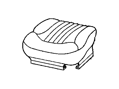 GM 12377625 Cover, Av5 - Front High Back Bucket Cushion, Driver Side GM 12377625 Cover, Av5 - Front High Back Bucket Cushion, Driver Side