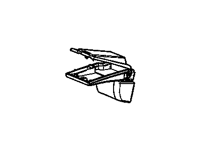 Buick 89046117 ARMREST,REAR SEAT(INCLUDES 23)(NEUTRAL)