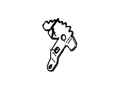 GM 8654106 Lever, Transmission Detent 8654106 GM Lever, Transmission Detent Illustration 1 of 1