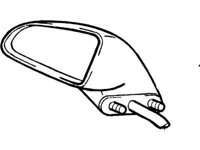 Oldsmobile LSS Side View Mirrors - 25607496