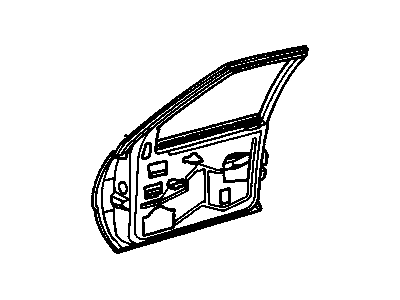 GM 12503300 Door Shell, Front Passenger Side
