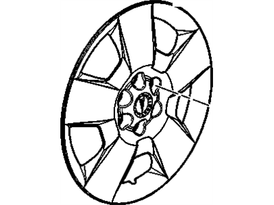 Pontiac 9597446 COVER,WHEEL TRIM