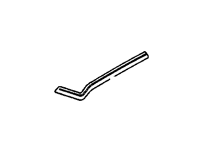 GM 20740897 Molding, Driver Side 20740897 GM Molding, Driver Side Illustration 1 of 1