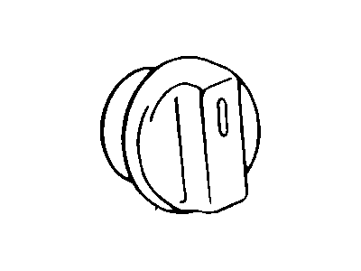 GM 1228271 Knob, Rear Window Defogger 1228271 GM Knob, Rear Window Defogger Illustration 1 of 1