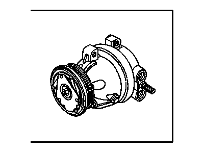 Oldsmobile 89018957 Compressor