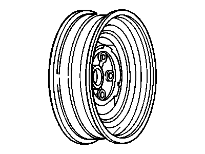 Chevy 9591883 Wheel, Spare