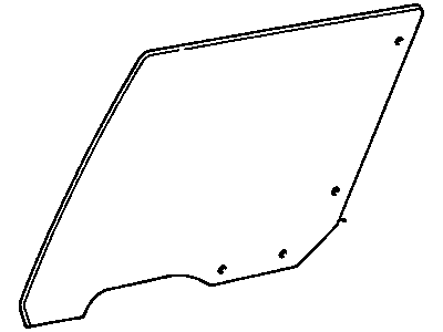 Chevy 20717304 Door Glass