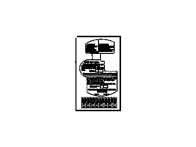 Chevy 52373068 LABEL,CNG TANK INSPECTION INFORMATION