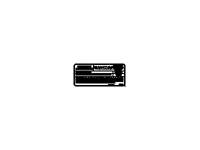 Chevy 52372535 LABEL,EVAP EMISSION HOSE ROUTING