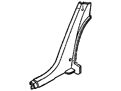 10173694 GM Lower Quarter Trim, Passenger Side Illustration 1 of 1