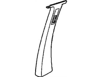 Buick 10275862 Upper Center Pillar Trim