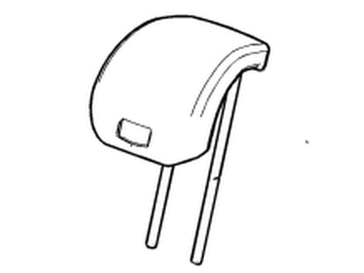Chevy 23241887 RESTRAINT,3RD ROW SEAT HEAD(INCLUDES 6)(PILLION BROWN SAUVAGE)