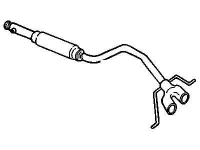 Cadillac Muffler - 25644678