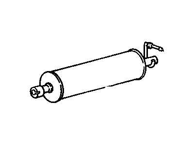 GMC 15618880 MUFFLER,EXHAUST(SINGLE TAIL PIPE SYSTEM)