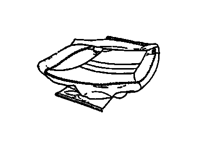GM 88992914 Cover, Front Seat Cushion 88992914 GM Cover, Front Seat Cushion Illustration 1 of 1