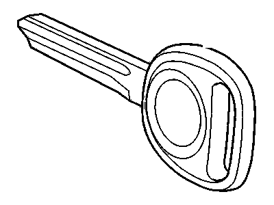 Cadillac 23372326 KEY,DOOR LOCK & IGNITION LOCK(UNCODED)