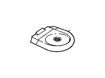 Cadillac 3539985 PANEL,REAR COMPARTMENT SPARE WHEEL STOWAGE COVER