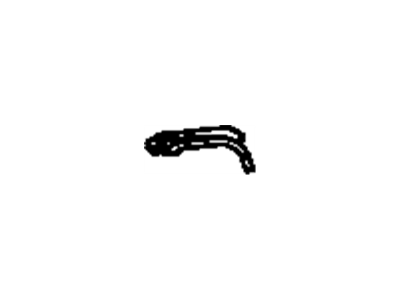 GM 20658488 Extension, Rear Outer Passenger Side 20658488 GM Extension, Rear Outer Passenger Side Illustration 1 of 1