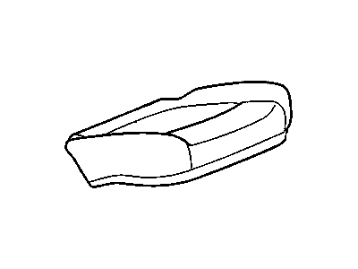 Buick 25999229 COVER,REAR SEAT CUSHION PAD(CASHMERE)(BUILT PRIOR TO 12/07/08-W/CARPET GUSSET)(FOR 2ND DESIGN SEE 22760101)