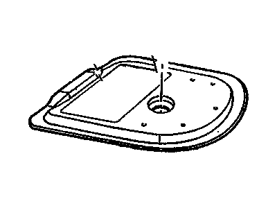 Buick 25678510 Spare Tire Panel