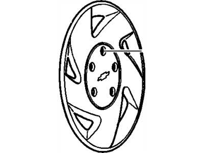 1990 Chevy Celebrity Wheel Cover - 14073755