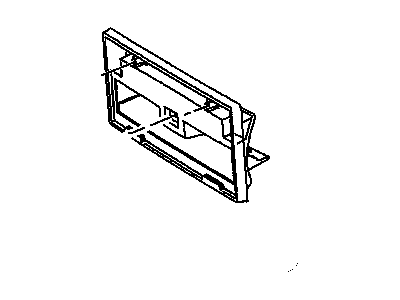 Saturn 21061007 License Bracket