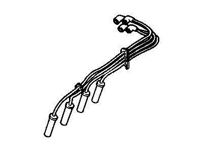 Pontiac Grand Am Spark Plug Wires - 12072144