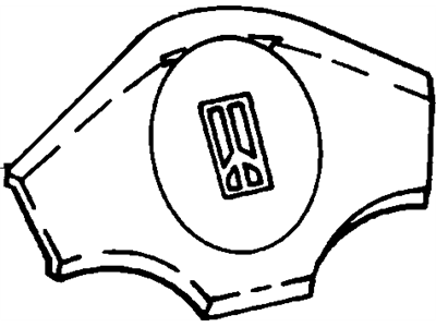 Oldsmobile 22555581 Steering Wheel Cap