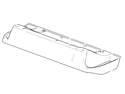 GMC 23332918 COMPARTMENT,REAR COMPARTMENT FLOOR STOWAGE TRIM(INCLUDES 5)(BLACK)