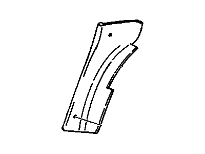Chevy 10176532 Lower Quarter Trim