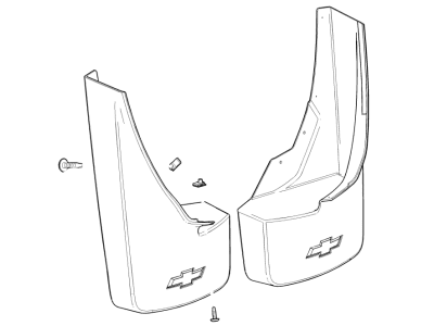 Chevy 23387359 Mud Guard