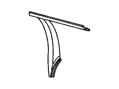 GM 10209760 Window Trim, Rear Passenger Side GM 10209760 Window Trim, Rear Passenger Side