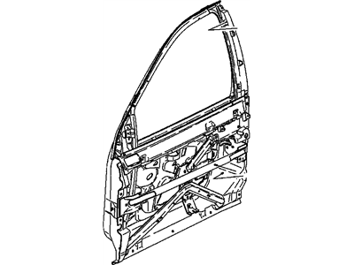GM 21172111 Door Frame Assembly, Front Driver Side GM 21172111 Door Frame Assembly, Front Driver Side