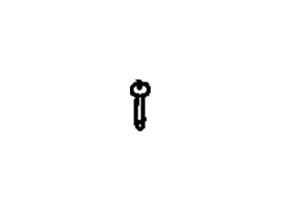 16795135 GM Headrest Guide, Front Illustration 1 of 1