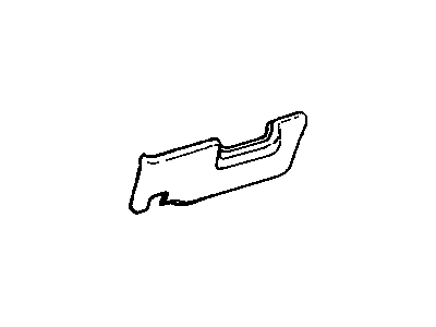 Chevy 22830163 BOLSTER,INSTRUMENT PANEL KNEE(INCLUDES 24)(BLACK)