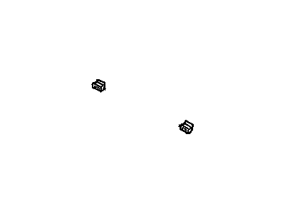20403741 GM Back Glass Retainer, Rear Illustration 1 of 1