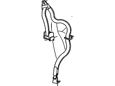 GMC Typhoon Seat Belt - 15661874