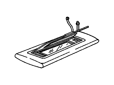 Chevy 12459827 Sunvisor