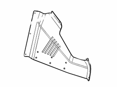 Chevy 84399277 COVER,PICK UP BOX ORNAMENTATION BAR(PART OF 1)(SIDE BACKING PLATE)(17.215)(SERVICEABLE COMPONENT OF BAR ASM 84399264)
