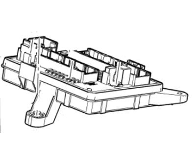 Chevy 23285074 BLOCK,BODY WIRING HARNESS JUNCTION(INCLUDES 3-5,8)(13.100)(FOR 2ND DESIGN SEE 84044726)